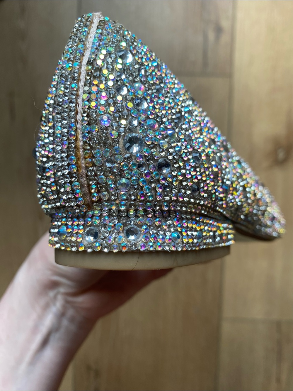 Betsey Johnson Reeve Rhinestone Flats - Picture 7 of 8